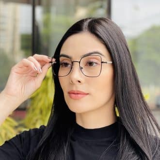 safine com br oculos de grau feminino quadrado preto yasmim 1