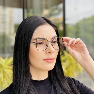 safine com br oculos de grau feminino quadrado preto yasmim 3
