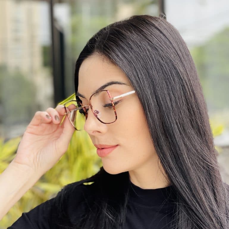 safine com br oculos de grau feminino quadrado tartaruga yasmim 2