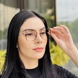 safine com br oculos de grau feminino quadrado tartaruga yasmim 4