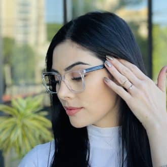 safine com br oculos de grau feminino quadrado transparente babi 4