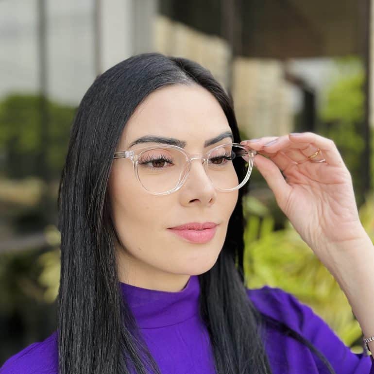 safine com br oculos de grau feminino redondo azul marcela 2