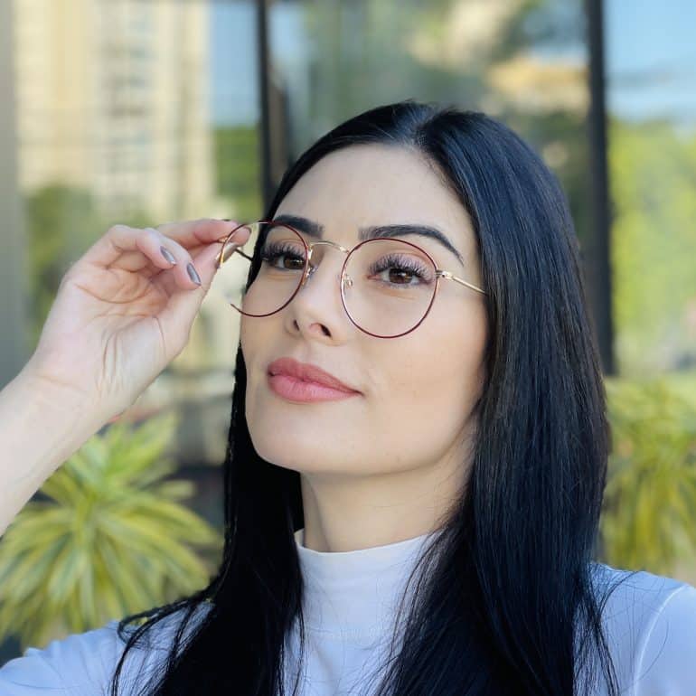 safine com br oculos de grau feminino redondo marsala drica 3