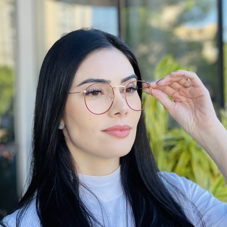 safine com br oculos de grau feminino redondo marsala drica 5