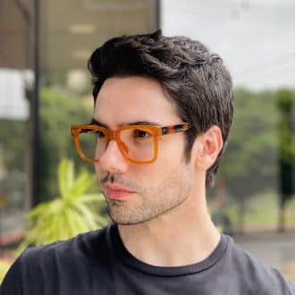 safine com br oculos de grau masculino quadrado caramelo enzo 1