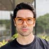 safine com br oculos de grau masculino quadrado caramelo enzo