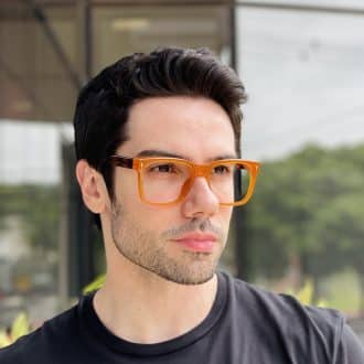 safine com br oculos de grau masculino quadrado caramelo enzo 3