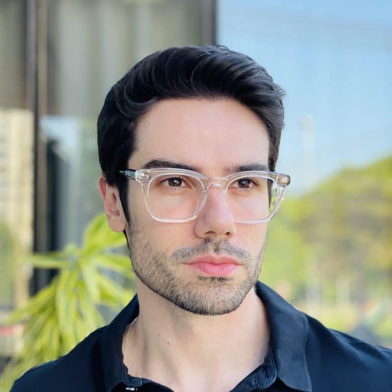 safine com br oculos de grau masculino quadrado transparente julio 1