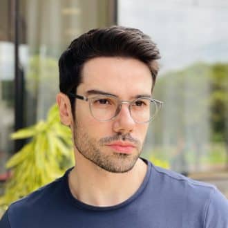 safine com br oculos de grau masculino redondo cinza italo 5