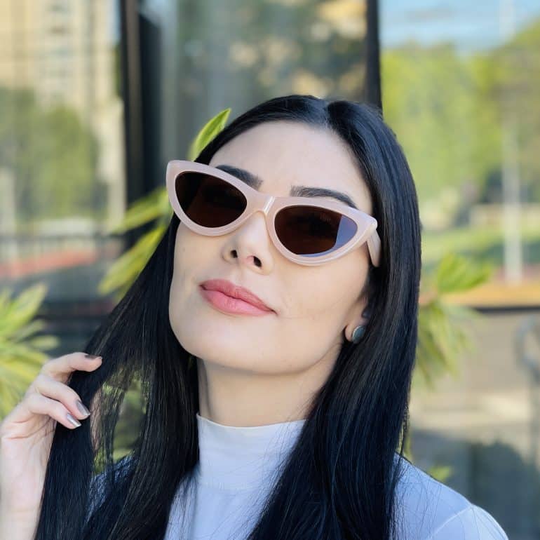 safine com br oculos de sol feminino gatinho nude analu 3