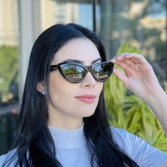 safine com br oculos de sol feminino gatinho preto analu 1