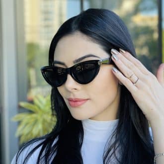 safine com br oculos de sol feminino gatinho preto analu 2