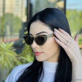 safine com br oculos de sol feminino gatinho verde analu 2