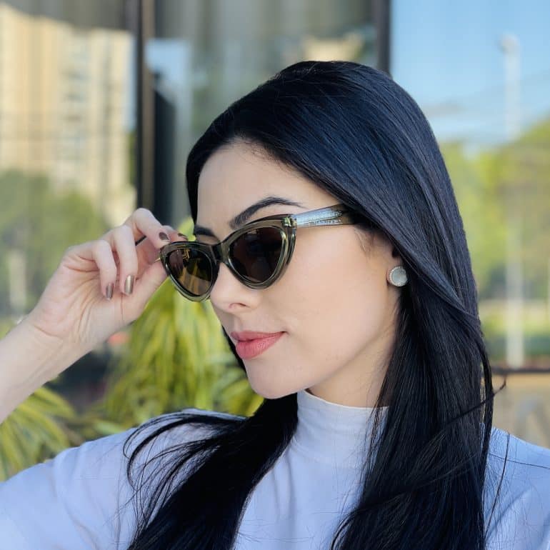 safine com br oculos de sol feminino gatinho verde analu 4