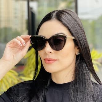 safine com br oculos feminino 2 em 1 clip on gatinho marrom claro amelia 8
