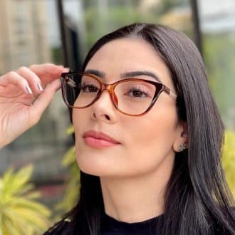 safine com br oculos feminino 2 em 1 clip on gatinho marrom naiara 6
