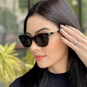 safine com br oculos feminino 2 em 1 clip on gatinho preto e verde naiara 2
