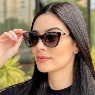 safine com br oculos feminino 2 em 1 clip on gatinho tartaruga naiara