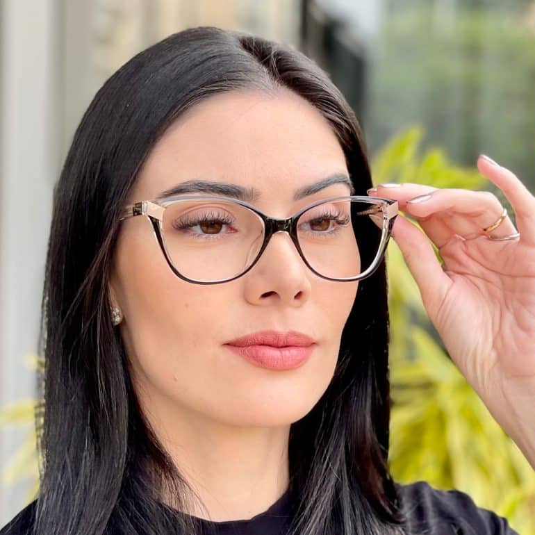 safine com br oculos feminino 2 em 1 clip on gatinho tartaruga naiara 7