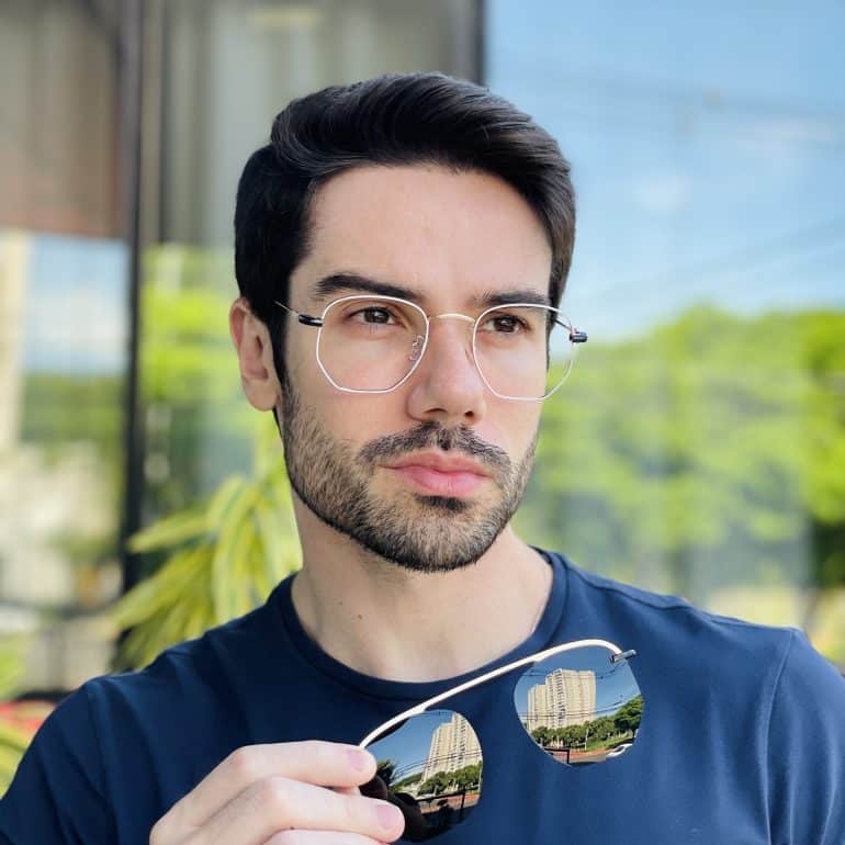 safine com br oculos 2 em 1 clip on masculino hexagonal branco 1