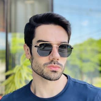 safine com br oculos 2 em 1 clip on masculino hexagonal branco 6