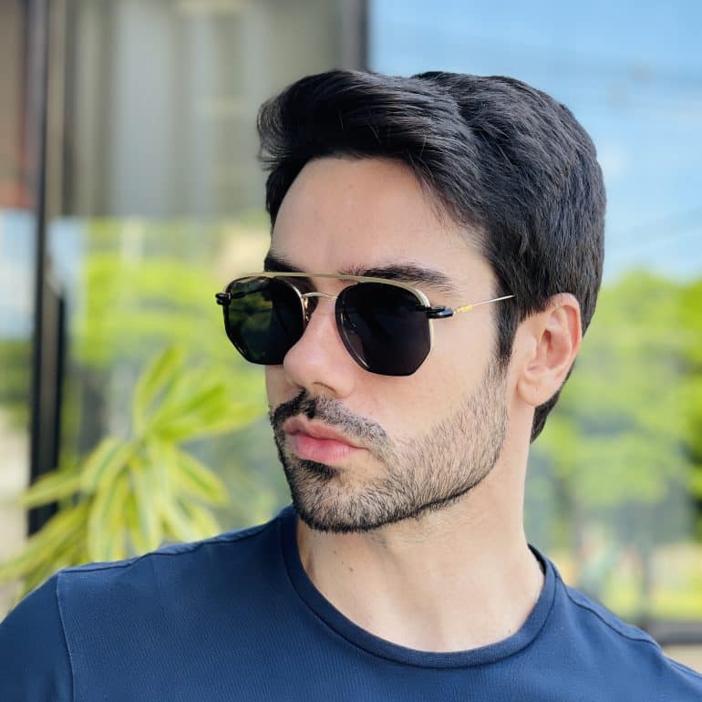 safine com br oculos 2 em 1 clip on masculino hexagonal branco 8