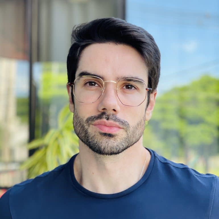 safine com br oculos 2 em 1 clip on masculino hexagonal dourado com marrom 3