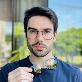 safine com br oculos 2 em 1 clip on masculino hexagonal preto