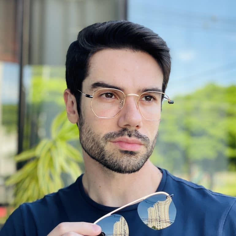 safine com br oculos 2 em 1 clip on masculino hexagonal verde 1