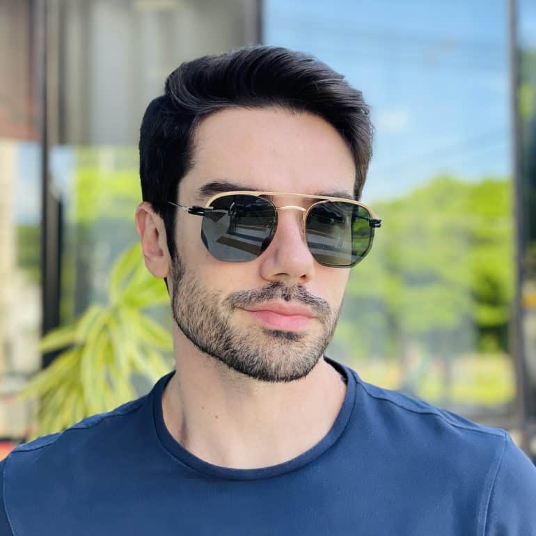 safine com br oculos 2 em 1 clip on masculino hexagonal verde 6