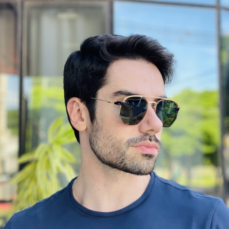 safine com br oculos 2 em 1 clip on masculino hexagonal verde 7
