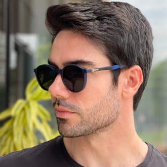 safine com br oculos 2 em 1 clip on masculino redondo azul murilo 2