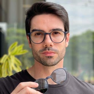 safine com br oculos 2 em 1 clip on masculino redondo azul murilo 3