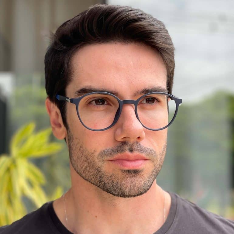 safine com br oculos 2 em 1 clip on masculino redondo azul murilo 7