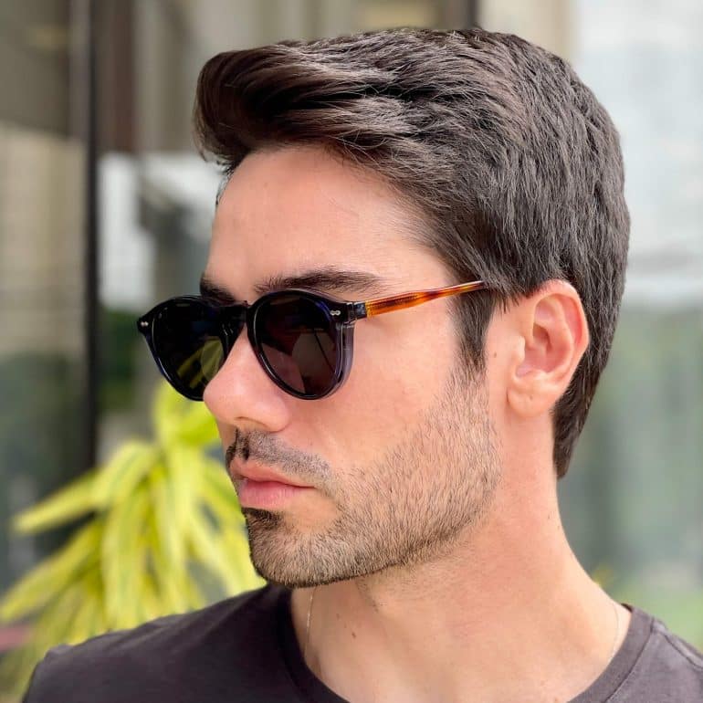 safine com br oculos 2 em 1 clip on masculino redondo azul samuel 3