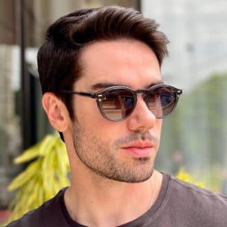 safine com br oculos 2 em 1 clip on masculino redondo cinza samuel 1
