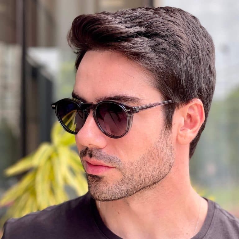 safine com br oculos 2 em 1 clip on masculino redondo cinza samuel 3