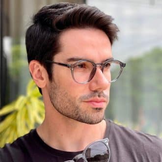 safine com br oculos 2 em 1 clip on masculino redondo cinza samuel 6