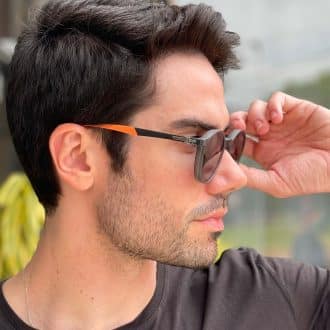 safine com br oculos 2 em 1 clip on masculino redondo grafite murilo 2