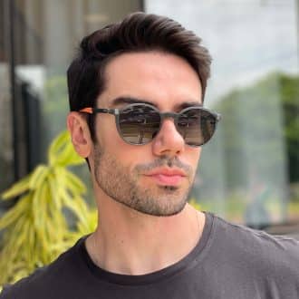 safine com br oculos 2 em 1 clip on masculino redondo grafite murilo