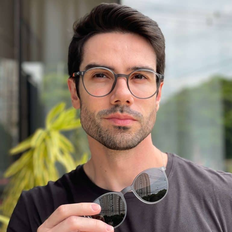 safine com br oculos 2 em 1 clip on masculino redondo grafite murilo 4