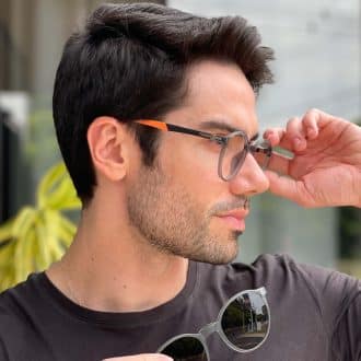 safine com br oculos 2 em 1 clip on masculino redondo grafite murilo 6