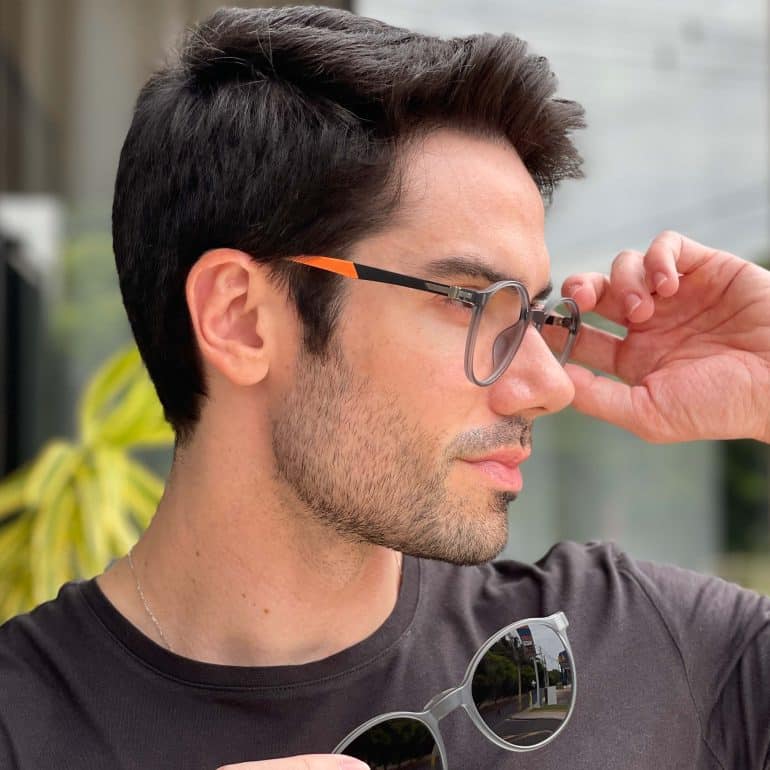 safine com br oculos 2 em 1 clip on masculino redondo grafite murilo 6