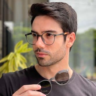 safine com br oculos 2 em 1 clip on masculino redondo grafite murilo 7