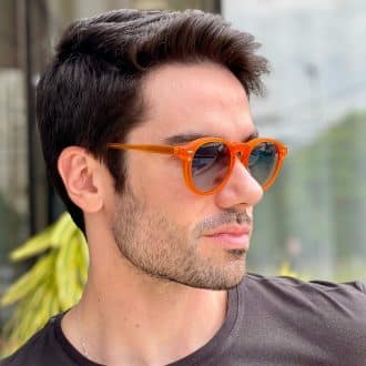 safine com br oculos 2 em 1 clip on masculino redondo laranja samuel 1