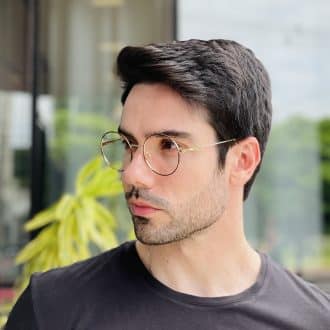safine com br oculos 2 em 1 clip on masculino redondo marrom douglas 5