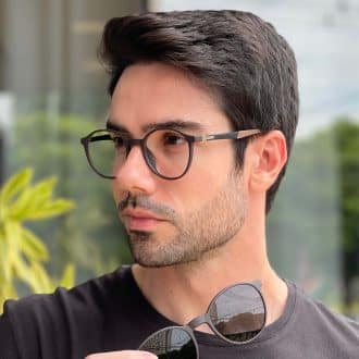 safine com br oculos 2 em 1 clip on masculino redondo marrom murilo 8