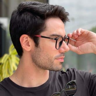 safine com br oculos 2 em 1 clip on masculino redondo preto e vermelho murilo 6