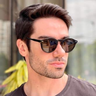 safine com br oculos 2 em 1 clip on masculino redondo preto samuel 1