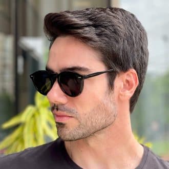 safine com br oculos 2 em 1 clip on masculino redondo preto samuel 3
